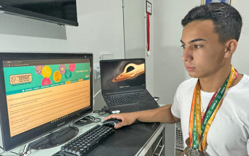 Estudante tocantinense compartilha sua trajetória de sucesso na OBMEP