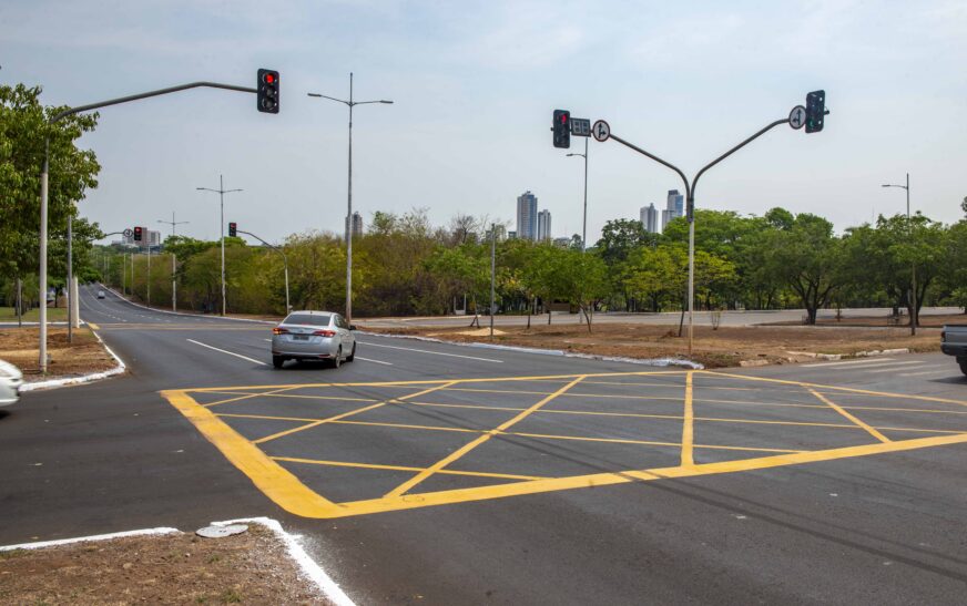 Palmas reforça segurança no trânsito com sinalização horizontal