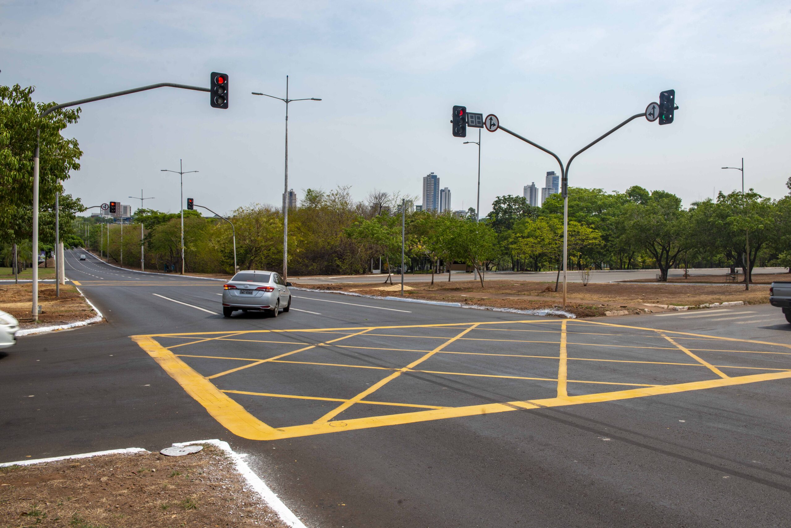 Palmas reforça segurança no trânsito com sinalização horizontal