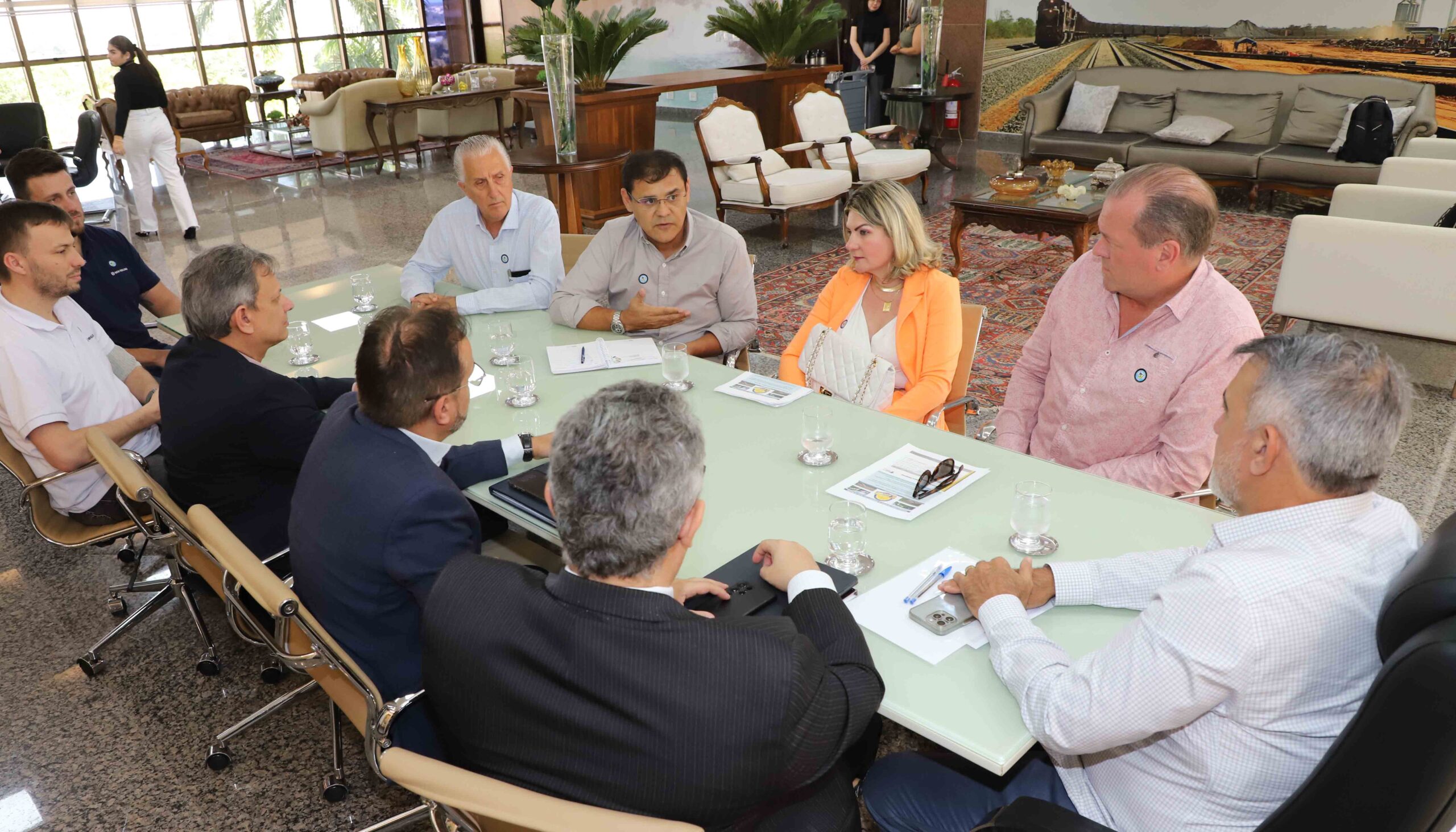 Governador em exercício recebe empresários interessados em operar na hidrovia Tocantins-Araguaia