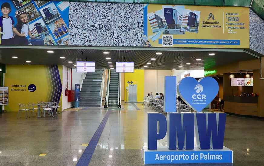 Governador Wanderlei Barbosa e ministro de Portos e Aeroportos, Silvio Costa Filho, entregam reforma do Aeroporto de Palmas